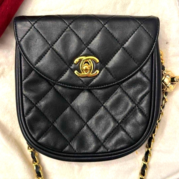 Rare Channel Lambskin Flap Crossbody and Waist Bag - Picture 1 of 10